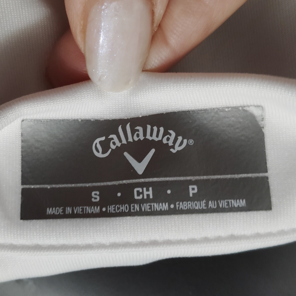 Callaway Women's White Zip-Up Sleeveless Blouse - Picture 5 of 8